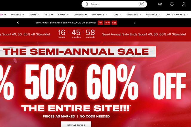 Fashion sales nova new